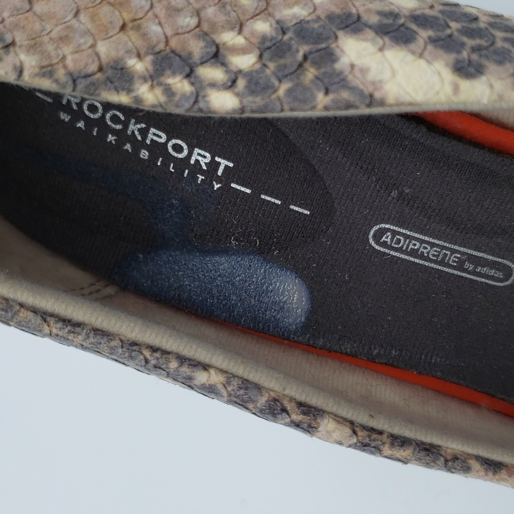 Rockport Women's Leather Snakeskin pattern Heels size 7 - Picture 8 of 12
